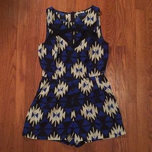 Aztec Pattern Romper